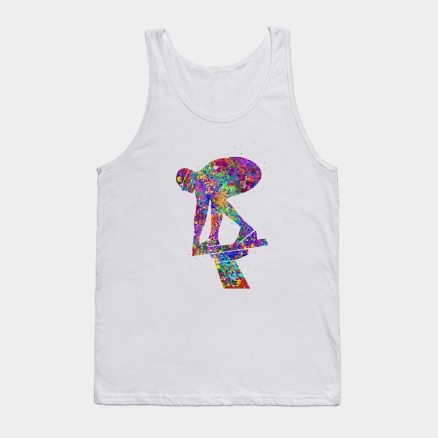 Swimmer male Tank Top by Yahya Art